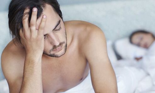 A prostatite adoita ir acompañada dunha falta de desexo sexual nos homes