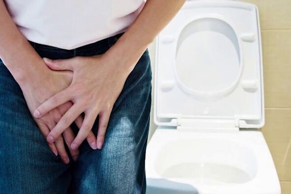 Un dos síntomas da prostatite é a retención urinaria